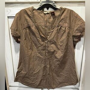 Bit & Bridle Brown Shirt